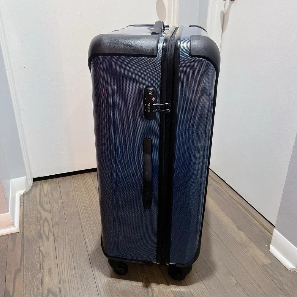 TUMI Vapor International Large Extended Packing Case 4 Wheel Navy Blue Black